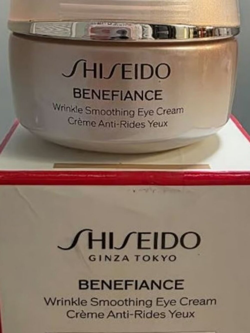 Shiseido Benefiance Wrinkle Smoothing Eye Cream 15ml Anti-Aging New in Box